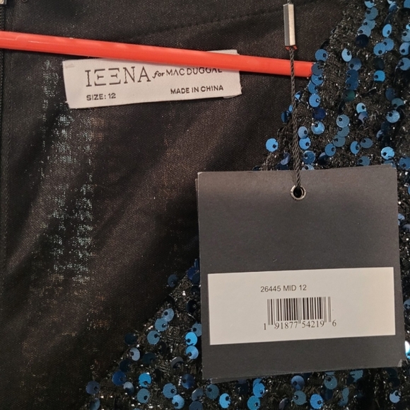 NWT Ieena for Mac Duggal formal Dress Size 12 - Picture 8 of 9